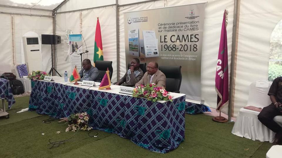 La Cérémonie de lancement officielle du cinquantenaire Du CAMES au Burkina Faso .